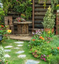 photo of well manicured garden