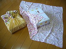Furoshiki technique for gift-wrapping. Credit: Wikipedia